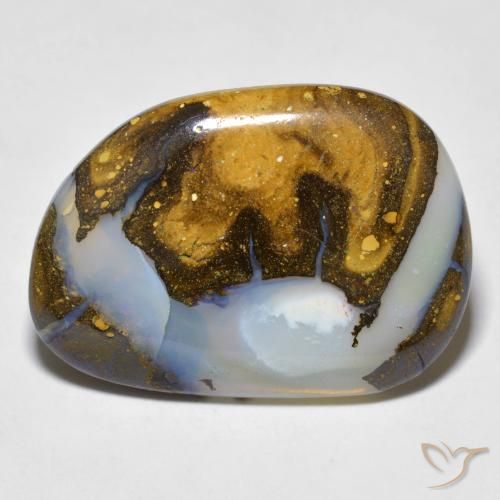 12.38ct 天然 彩色 砾背蛋白石, 花式切割, 半透明