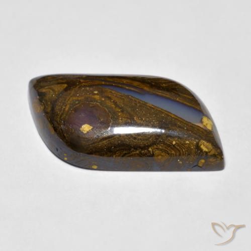 10.36克拉天然砾背蛋白石，花式切割，半透明