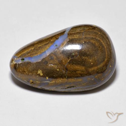 13.29ct 天然 彩色 砾背蛋白石, 花式切割, 不透明