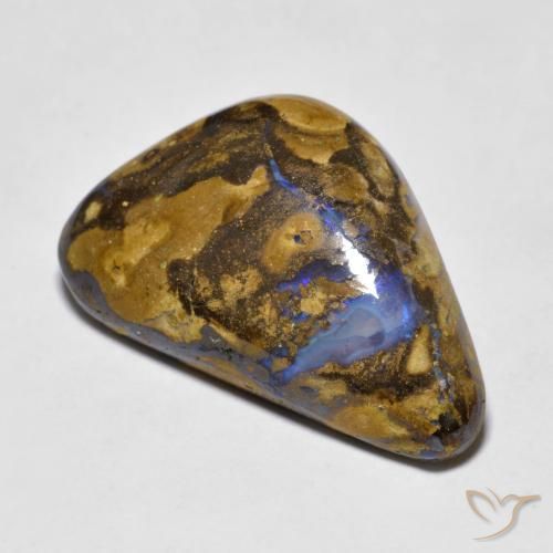 12.51ct 天然 彩色 砾背蛋白石, 花式切割, 不透明