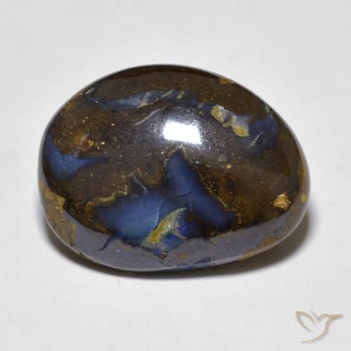 9.50ct 天然 彩色 砾背蛋白石, 花式切割, 不透明