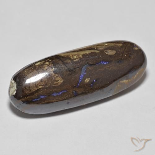 20.61ct 天然 彩色 砾背蛋白石, 椭圆形, 不透明