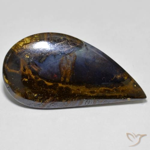 12.25ct 天然 彩色 砾背蛋白石, 花式切割, 不透明