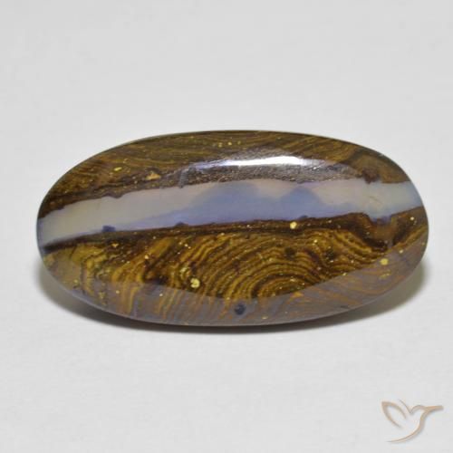 12.50ct 天然 彩色 砾背蛋白石, 椭圆形, 半透明