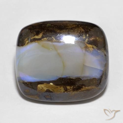 14.40ct 天然 彩色 砾背蛋白石, 软垫, 半透明