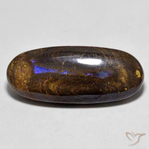 14.55ct 天然 彩色 砾背蛋白石, 椭圆形, 不透明