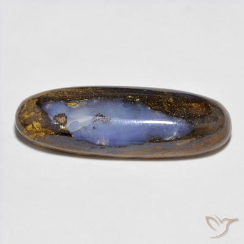 7.43ct 天然 彩色 砾背蛋白石, 椭圆形, 不透明