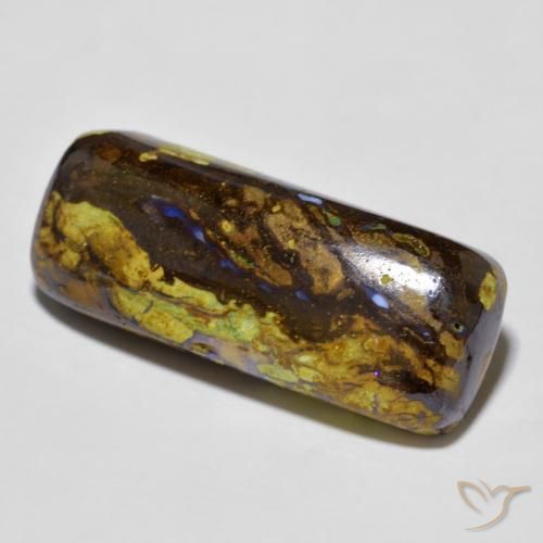 16.30ct 天然 彩色 砾背蛋白石, 软垫, 不透明