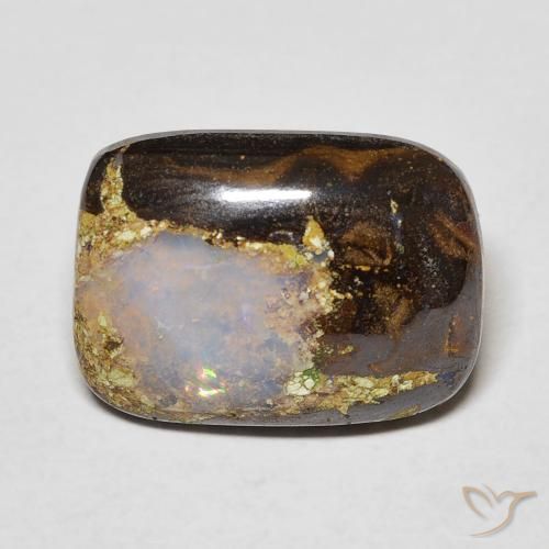 5.41克拉天然砾背蛋白石，软垫，不透明