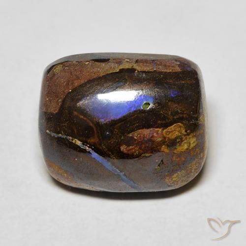 9.41ct 天然 彩色 砾背蛋白石, 软垫, 不透明