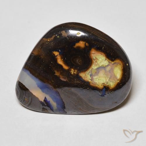 11.42ct 天然 彩色 砾背蛋白石, 花式切割, 透明