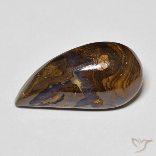 11.00ct 天然 彩色 砾背蛋白石, 花式切割, 不透明