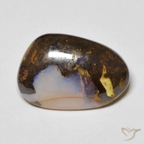 6.10ct 天然 彩色 砾背蛋白石, 花式切割, 透明