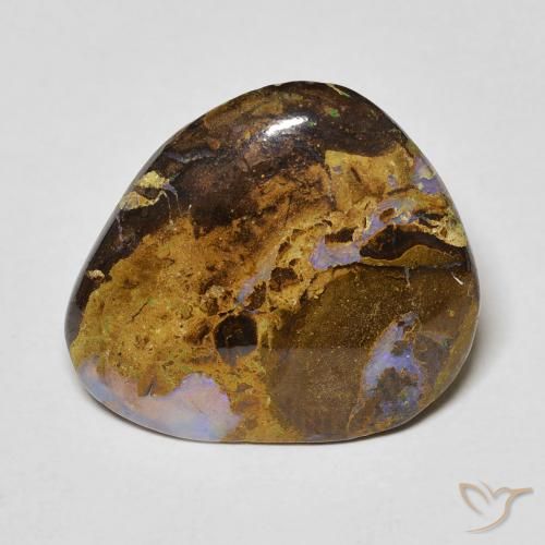 9.92ct 天然 彩色 砾背蛋白石, 花式切割, 不透明