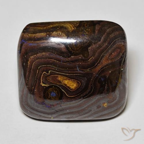 42.66ct 天然 彩色 砾背蛋白石, 软垫, 不透明