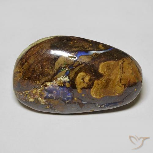 17.63ct 天然 彩色 砾背蛋白石, 花式切割, 不透明