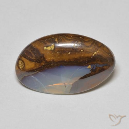 5.77ct 天然 彩色 砾背蛋白石, 花式切割, 半透明
