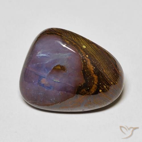 11.24ct 天然 彩色 砾背蛋白石, 花式切割, 不透明