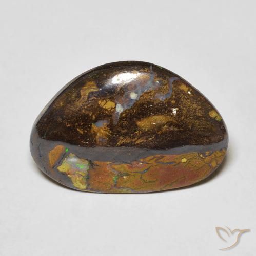 5.29ct 天然 彩色 砾背蛋白石, 花式切割, 不透明