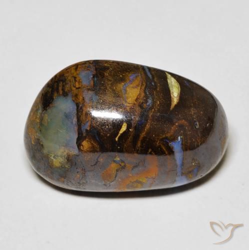 11.23ct 天然 彩色 砾背蛋白石, 花式切割, 不透明