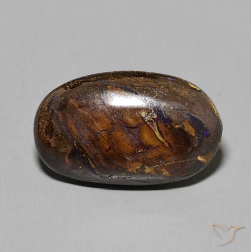 6.08ct 天然 彩色 砾背蛋白石, 椭圆形, 不透明