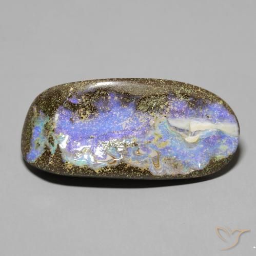 27.72ct 天然 彩色 砾背蛋白石, 花式切割, 不透明