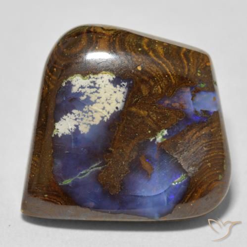 21.28ct 天然 彩色 砾背蛋白石, 花式切割, 不透明