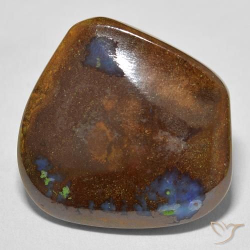 21.08ct 天然 彩色 砾背蛋白石, 花式切割, 不透明