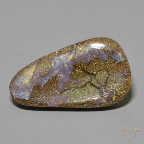 10.92ct 天然 彩色 砾背蛋白石, 花式切割, 不透明