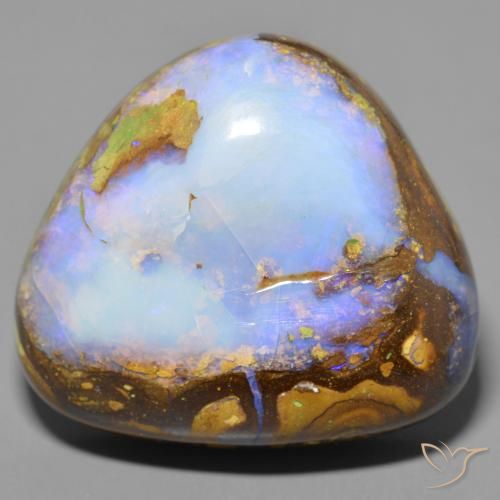 40.55ct 天然 彩色 砾背蛋白石, 花式切割, 不透明