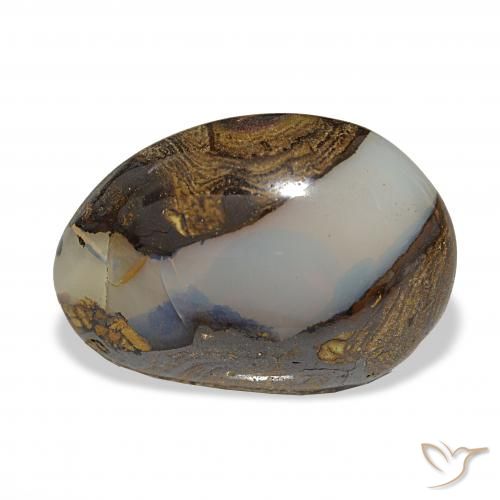 17.39ct 彩色 砾背蛋白石, 花式切割, 半透明
