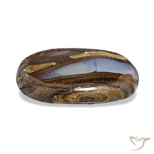 6.73克拉天然砾背蛋白石，椭圆形，不透明