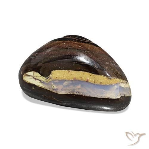 5.44克拉天然砾背蛋白石，花式切割，不透明