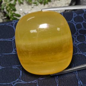 100.93克拉天然方解石，垫形剪裁，半透明