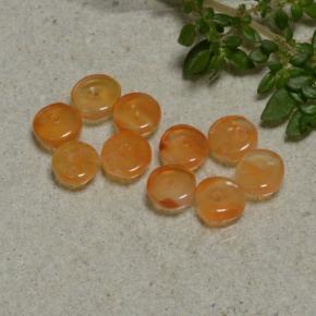 4.51克拉天然红玉髓，异形，半透明