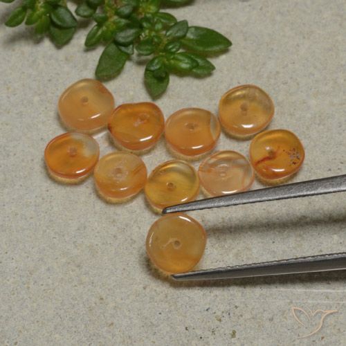 4.47克拉天然红玉髓，花式切割，半透明