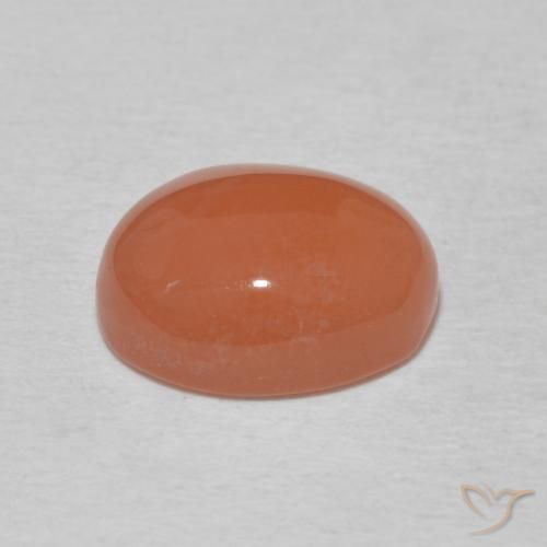 2.95克拉天然红玉髓，椭圆形，不透明