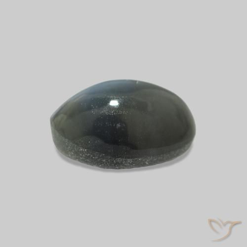 1.00克拉天然Cat's Eye Alexandrite，椭圆形，不透明