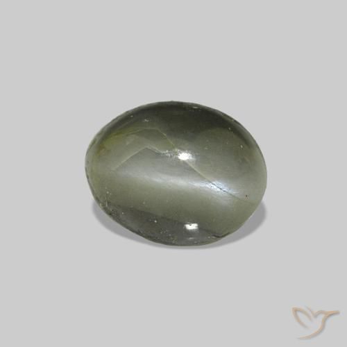 0.71克拉天然Cat's Eye Alexandrite，椭圆形，不透明