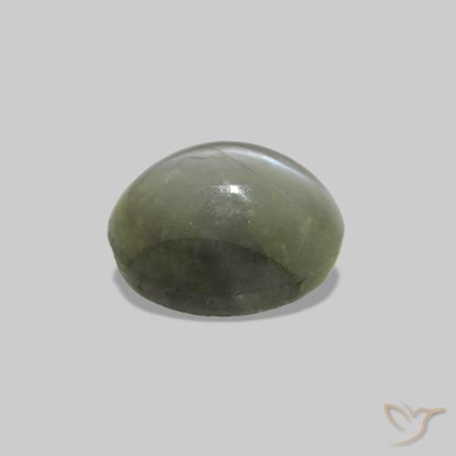0.71克拉天然Cat's Eye Alexandrite，椭圆形，不透明