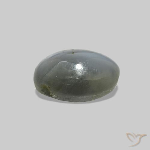 0.86克拉天然Cat's Eye Alexandrite，椭圆形，不透明