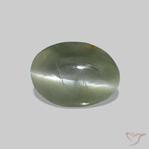0.50克拉天然Cat's Eye Alexandrite，椭圆形，透明