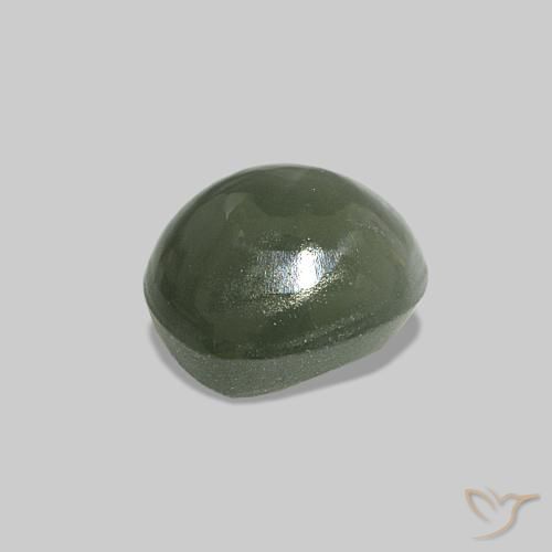 0.54克拉天然Cat's Eye Alexandrite，椭圆形，不透明