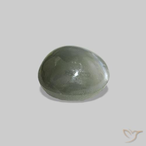 0.51克拉天然Cat's Eye Alexandrite，椭圆形，不透明