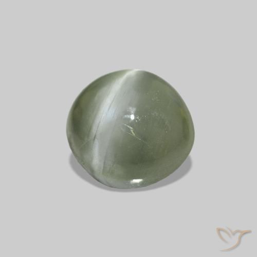 0.60克拉天然Cat's Eye Alexandrite，椭圆形，不透明