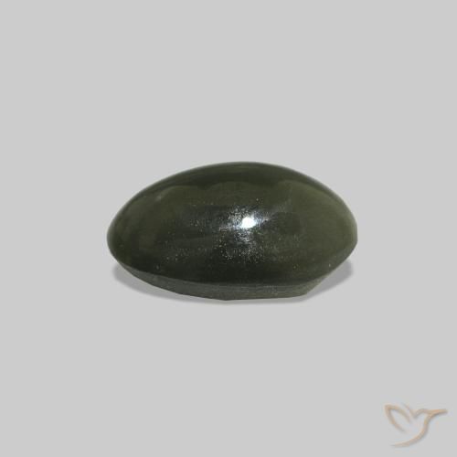 0.61克拉天然Cat's Eye Alexandrite，椭圆形，不透明