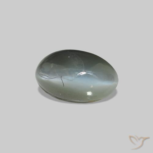 0.71克拉天然Cat's Eye Alexandrite，椭圆形，不透明