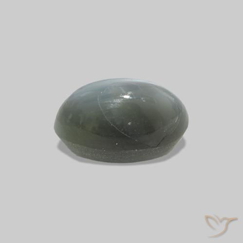 0.71克拉天然Cat's Eye Alexandrite，椭圆形，不透明