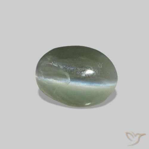 0.68克拉天然Cat's Eye Alexandrite，椭圆形，不透明