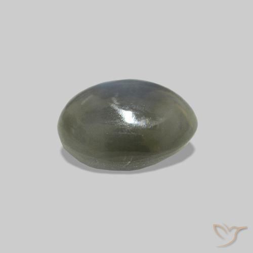 0.72克拉天然Cat's Eye Alexandrite，椭圆形，不透明